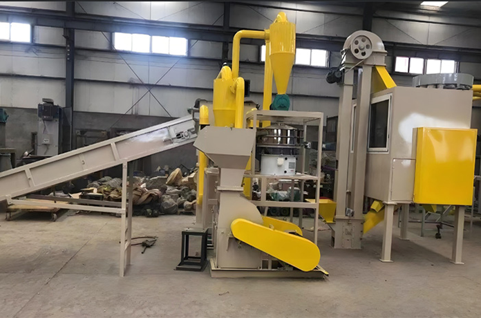 Aluminum plastic recycling separation production line