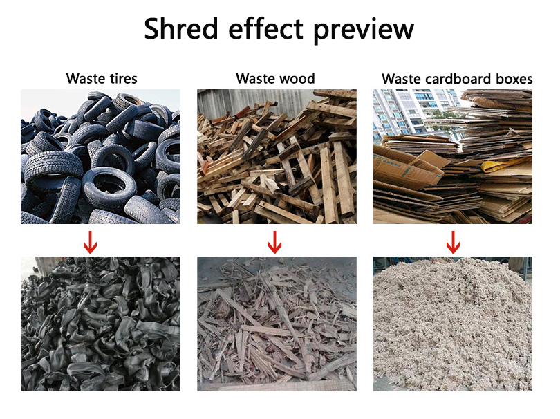 Shred effect preview